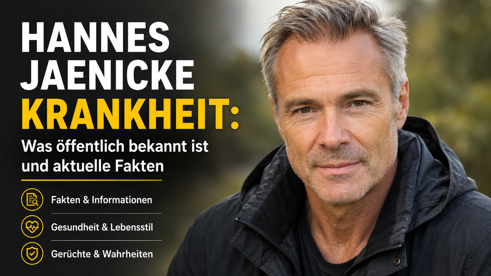 hannes jaenicke krankheit